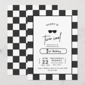 Too Cool 2nd Birthday Invitation 招待状 (正面/裏面)