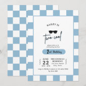 Too Cool 2nd Birthday Invitation 招待状 (正面/裏面)