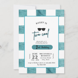 Too Cool 2nd Birthday Invitation 招待状
