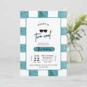 Too Cool 2nd Birthday Invitation 招待状 (スタンド正面)