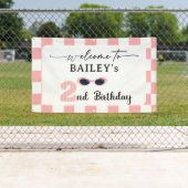 Too Cool 2nd Birthday Welcome Banner 横断幕 (インサイチュ)