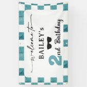 Too Cool 2nd Birthday Welcome Banner 横断幕 (縦)