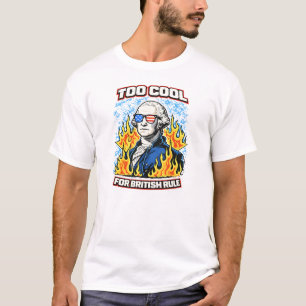 Too Cool For British Rule 面白いメタルパンク Tシャツ