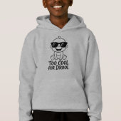 Too Cool for Drool | Funny Kids’ Pullover Hoodie (正面)