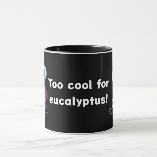 Too Cool for Eucalyptus | Funny Koala Combo Mug マグカップ (中央)