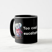 Too Cool for Eucalyptus | Funny Koala Combo Mug  マグカップ (正面左)