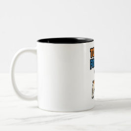 Too Cool For Fetch French Bulldog Sticker ツートーンマグカップ