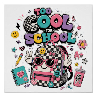 Too Cool for School バックパック ポスター