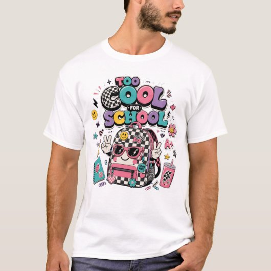 Too Cool for School バックパック Tシャツ (正面)
