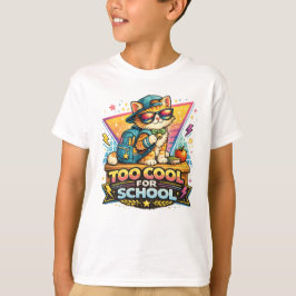 Too Cool For School レトロキャット Tシャツ