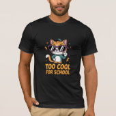 Too Cool for School 猫 Tシャツ (正面)