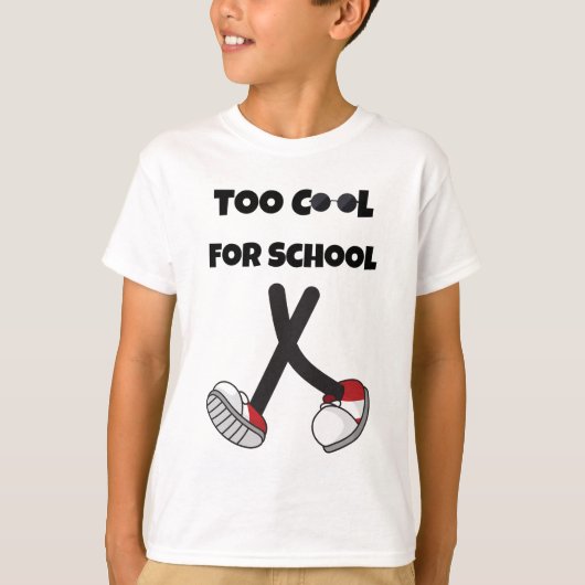 Too Cool for School 男の子&女の子Tシャツ Tシャツ (正面)