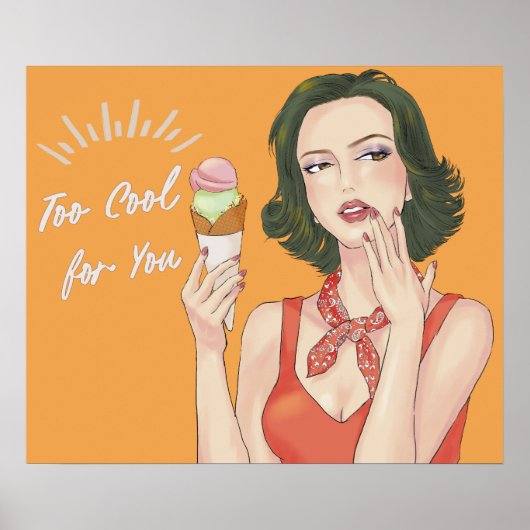Too Cool for You ポスター (正面)