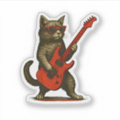 Too cool to meow シール (正面)