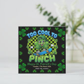 Too Cool to Pinch Skateboard Shamrock St. Patricks シーズンカード (スタンド正面)
