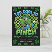 Too Cool to Pinch Skateboard Shamrock St. Patricks シーズンカード (スタンド正面)