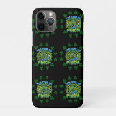 Too Cool to Pinch Skateboard Shamrock St. Patricks Case-Mate iPhoneケース (裏)