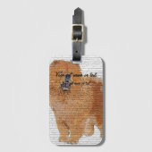 Too Cute Chow Chow, Chowdren ラゲッジタグ (正面縦)