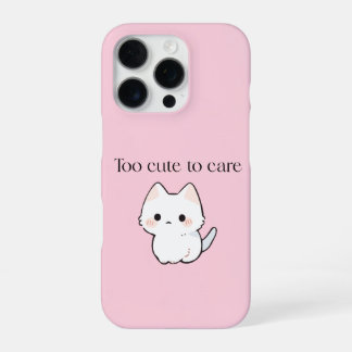 Too Cute to Care Mug – Sassy Cute iPhone 16 Proケース