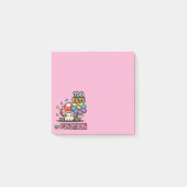 Too Cute To Function Mushroom Post-it Notes ポストイット (正面)