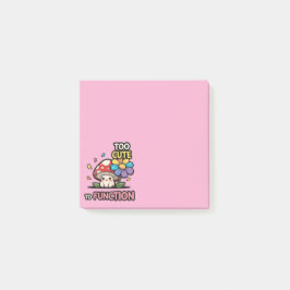 Too Cute To Function Mushroom Post-it Notes ポストイット