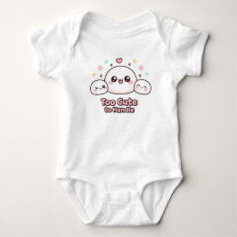 Too Cute to Handle Baby Bodysuit – Adorable Kawaii ベビーボディスーツ