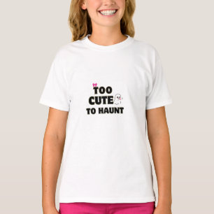Too Cute To Haunt かわいいおばけのハロウィンアート Tシャツ