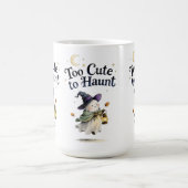 Too Cute To Haunt Ghost Witch Mug コーヒーマグカップ (中央)