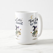 Too Cute To Haunt Ghost Witch Mug コーヒーマグカップ (正面右)