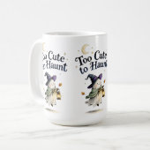 Too Cute To Haunt Ghost Witch Mug コーヒーマグカップ (正面左)
