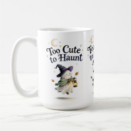 Too Cute To Haunt Ghost Witch Mug コーヒーマグカップ