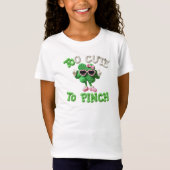 Too Cute to Pinch Crochet-Look Design Youth Tシャツ (正面)