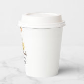 Too Cute to Reach Giraffe Baby Shower Paper Cups 紙コップ (左)