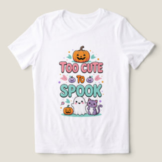 Too Cute to Spook – かわいいパステルハロウィン トライブレンドＴシャツ
