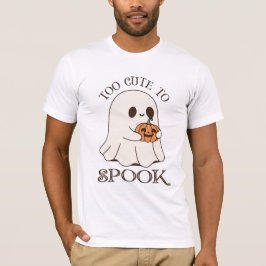 Too Cute To Spook | 美しいハロウィン Tシャツ