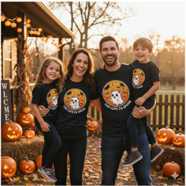 Too Cute To Spook – Adorable Ghost Cat Halloween  Tシャツ