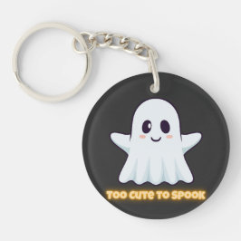 Too Cute To Spook – Adorable Kawaii Ghost Hallowee キーホルダー