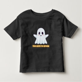 Too Cute To Spook – Adorable Kawaii Ghost Hallowee トドラーTシャツ