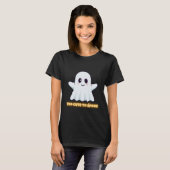Too Cute To Spook – Adorable Kawaii Ghost Hallowee Tシャツ (正面フル)