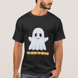 Too Cute To Spook – Adorable Kawaii Ghost Hallowee Tシャツ