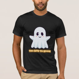 Too Cute To Spook – Adorable Kawaii Ghost Hallowee Tシャツ