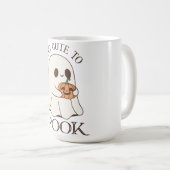 Too Cute To Spook | Aesthetic Halloween コーヒーマグカップ (正面右)