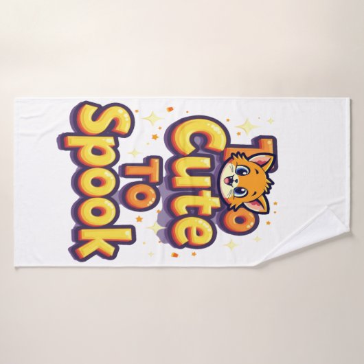 Too Cute To Spook Cat バスタオル (バスタオル)