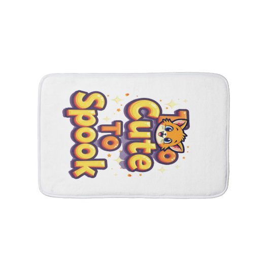 Too Cute To Spook Cat バスマット (正面)