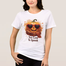 Too Cute To Spook – Cozy Pumpkin Tee トライブレンドＴシャツ