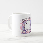 Too Cute To Spook Cute Ghost Adorable Spooky コーヒーマグカップ (正面左)