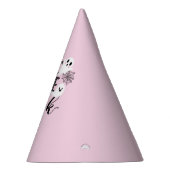 Too Cute to Spook Cute Ghost Pink Halloween パーティーハット (右)