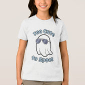 Too cute to spook Halloween トライブレンドＴシャツ (正面)