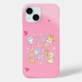 Too Cute to Stress – Funny Cute  Case-Mate iPhoneケース (裏面)