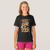 Too Cutre To Spook - Halloween Tシャツ (正面フル)